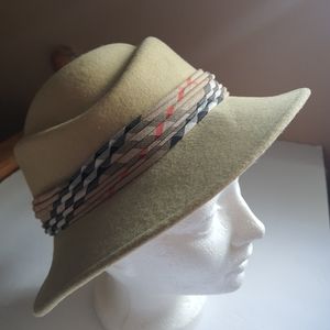 Vintage Burberry Fedora Hat